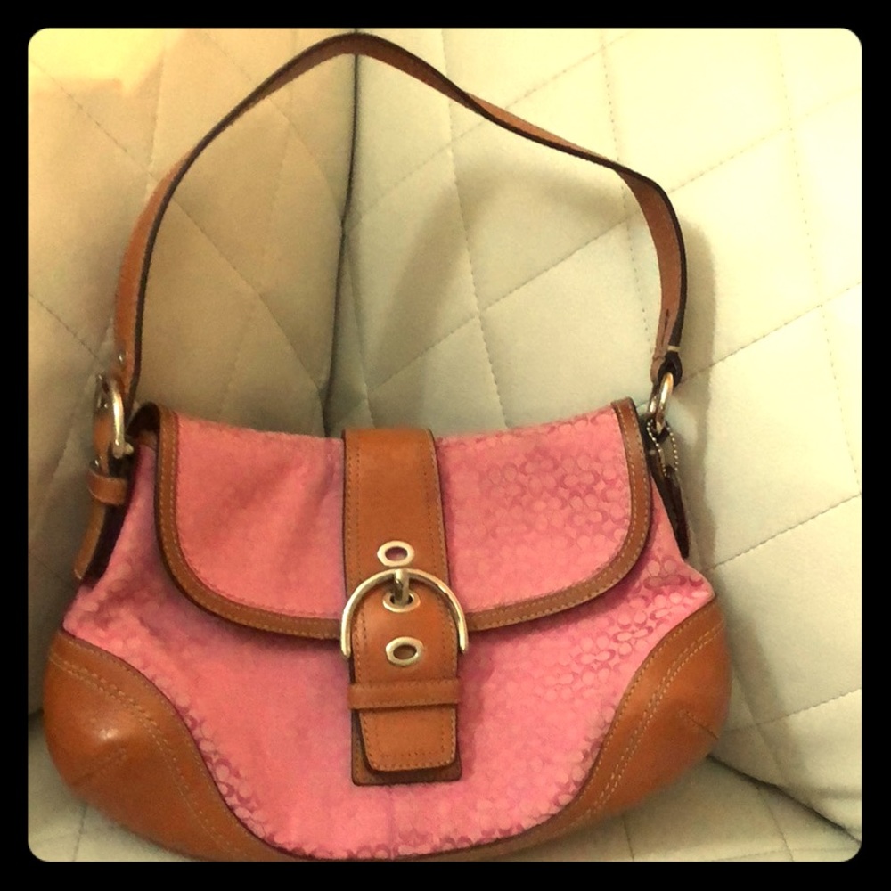 Pink Coach Purse